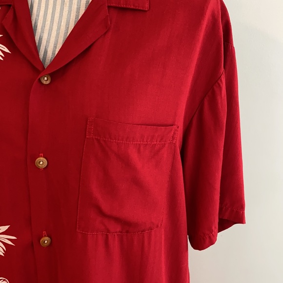 Paradise Found Shirt Hawaii Button Down Large - Picture 3 of 5